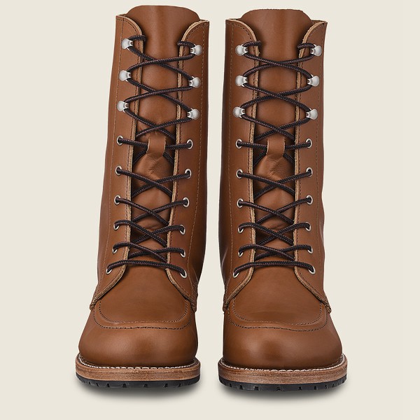 Botas Red Wing Heritage Mujer Marrom - Gracie - Tall Boundary Cuero - 398-LYGFOB